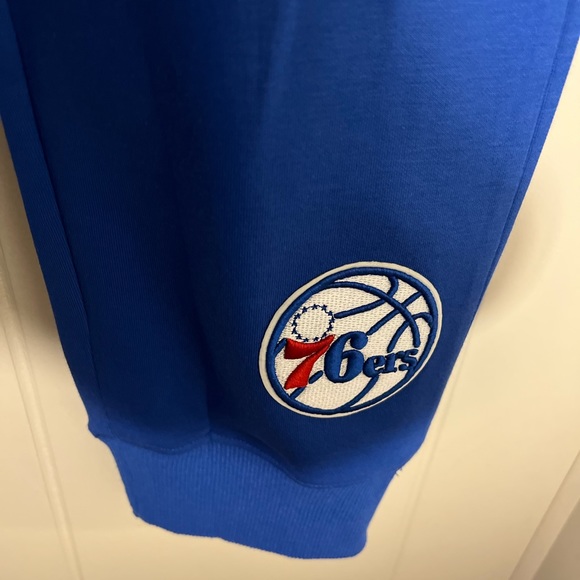 Men's Pro Standard Royal Philadelphia 76ers Chenille Team Jogger Pants! - Picture 3 of 14